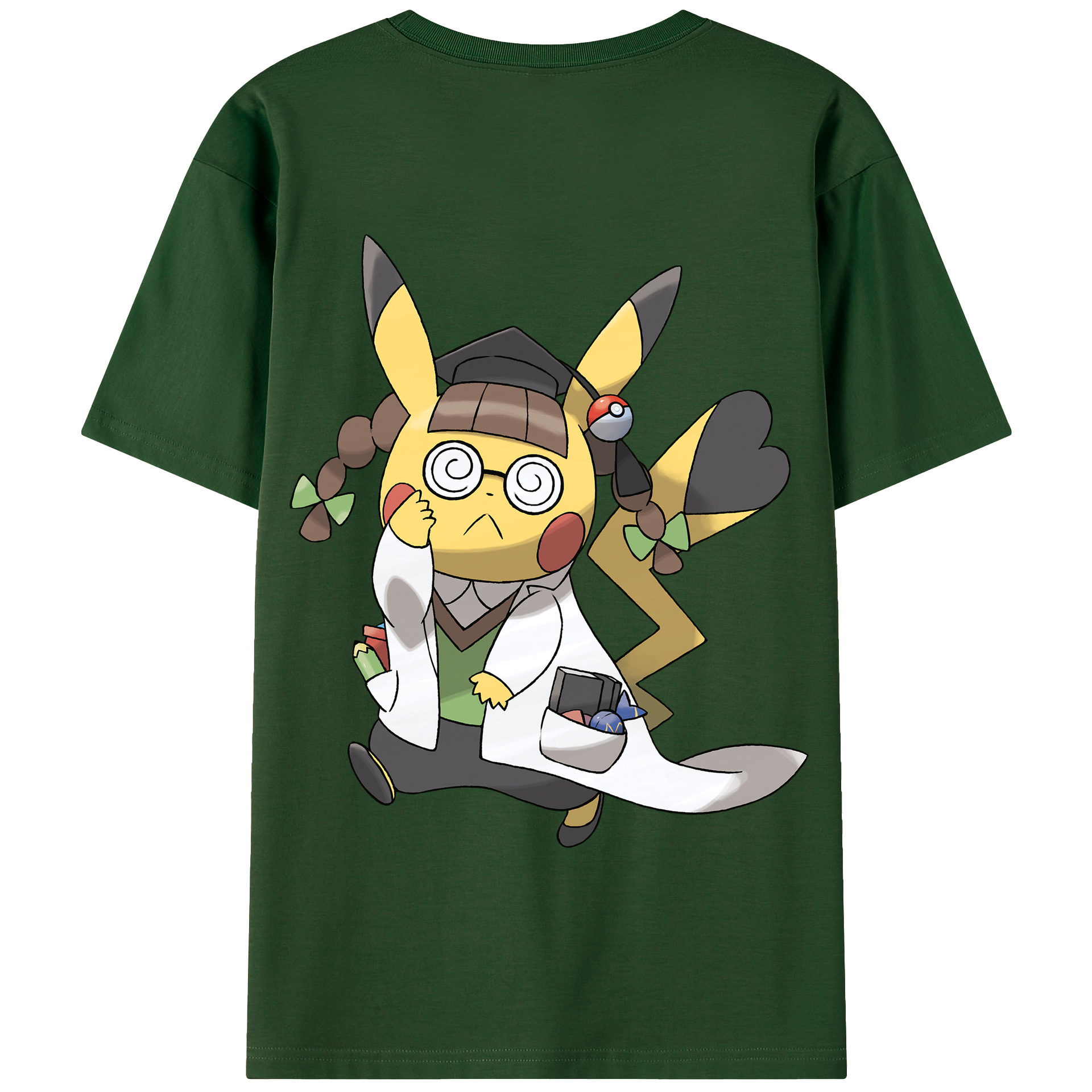 （画像用） ポケットモンスター Pokémon 綿100％半袖Tシャツ（背面プリント）